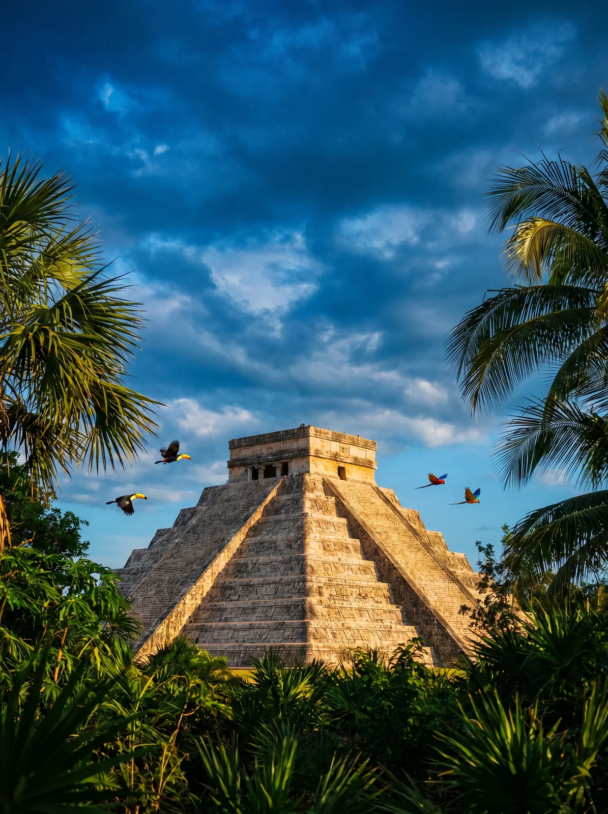 La pyramide de Chichén Itzá, Mexique